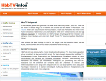 Tablet Screenshot of hbbtv-infos.de